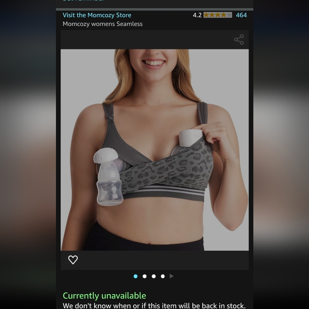 MomCozy 4-in-1 Nursing and Pumping Bra